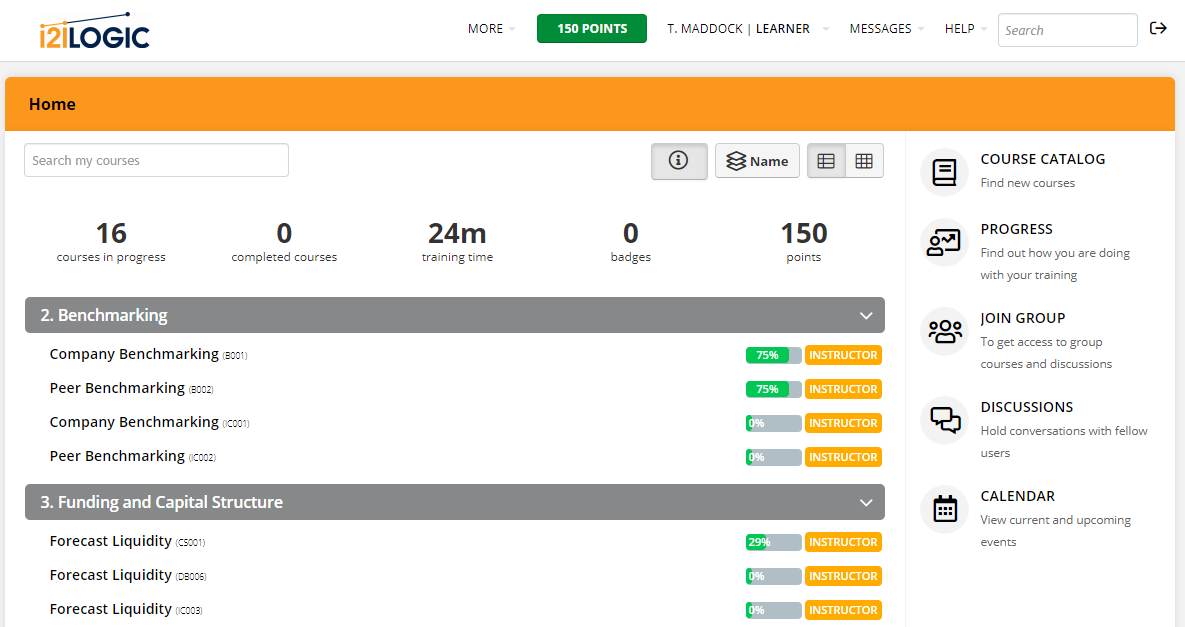 i2i Logic professional development platform